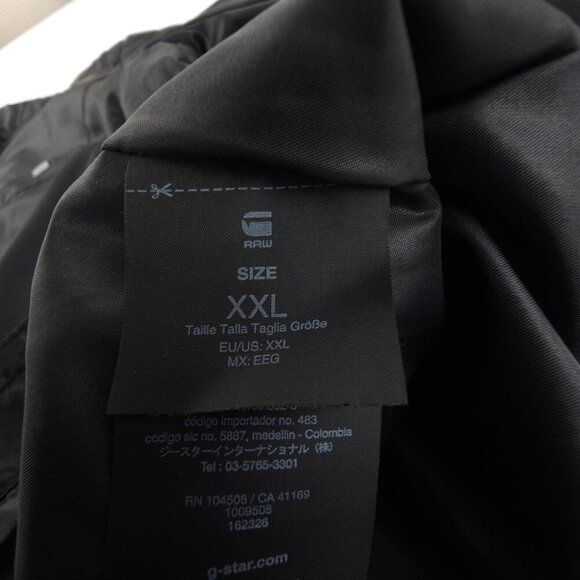 NEW G-Star Raw Black Suzaki SP Café Racer Biker Moto Jacket Grunge Streetwear - Picture 15 of 15